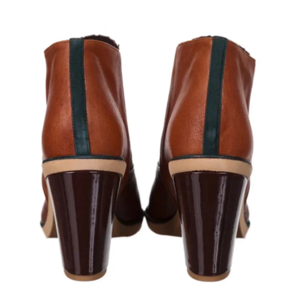 Leather Kron By Kronkron Brown boots - Picture 2 of 7